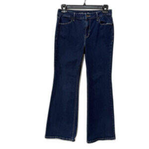 Old Navy High Rise Flare Denim Jeans Women's Size 10P Stretch Casual